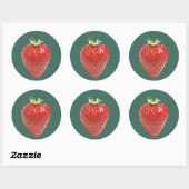 Sweet Choice Strawberry Stickers – Hand-Drawn Cute (Blatt)