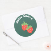 Sweet Choice Strawberry Stickers – Hand-Drawn Cute (Umschlag)