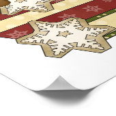 Sweet Christmas Bear Poster (Ecke)