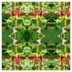Sweet Christmas Columbine Fabric Stoff