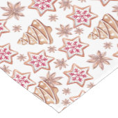 Sweet Christmas Cookies Muster Kurzer Tischläufer (Ecke)