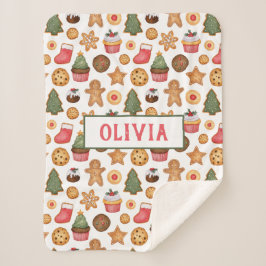 Sweet Christmas Cookies Personalisiert Babyname Si Sherpadecke