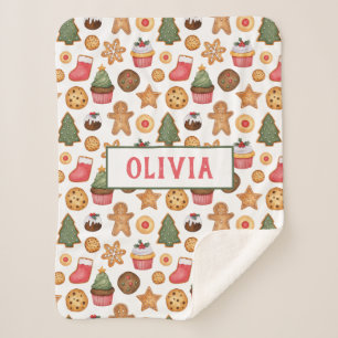 Sweet Christmas Cookies Personalisiert Babyname Si Sherpadecke