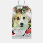 Sweet Christmas Corgi Geschenkanhänger (Rückseite)