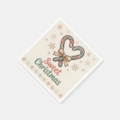 Sweet Christmas Cozy Holiday Table Decor Serviette (Ecke)
