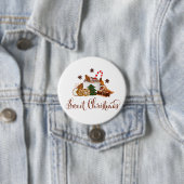 Sweet Christmas Frappuccino Cookie Cinnamon Kunst Button (Beispiel)