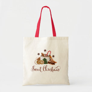 Sweet Christmas Frappuccino Cookie Cinnamon Kunst Tragetasche