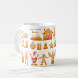 Sweet Christmas Gingerbread Design Kaffeetasse