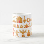 Sweet Christmas Gingerbread Design Kaffeetasse (Mittel)
