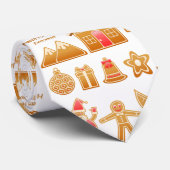 Sweet Christmas Gingerbread Design Krawatte (Gerollt)