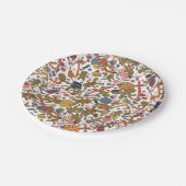 Sweet Christmas Gingerbread Man Candy Cane Delight Pappteller (Schrägansicht)