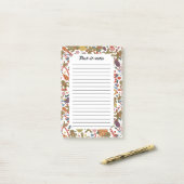 Sweet Christmas Gingerbread Man Candy Cane Delight Post-it Klebezettel (Auf Schreibtisch)