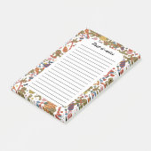 Sweet Christmas Gingerbread Man Candy Cane Delight Post-it Klebezettel (angewinkelt)