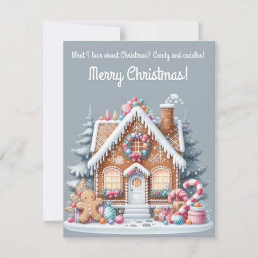 Sweet Christmas Greeting Card Einladung (Vorderseite)