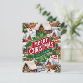 Sweet Christmas Gruß Postkarte (Stehend Vorderseite)