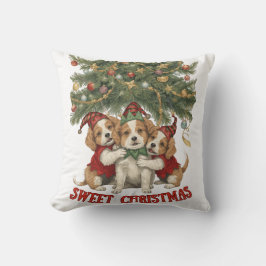 Sweet Christmas Hug – Merry Dogs and Holiday Cheer Kissen