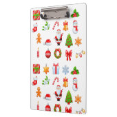 Sweet Christmas Icons Design Klemmbrett (Links)
