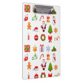 Sweet Christmas Icons Design Klemmbrett (Rechts)