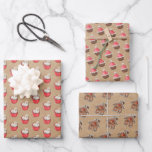 Sweet Christmas Kraft Wrapping Paper Sheets Geschenkpapier Set<br><div class="desc">Rustikales Weihnachtsverpackungspapier mit einem kraftpapierartigen Effekt-Hintergrund,  elegante,  süße Weihnachtsweih-Leckereien wie heiße Schokolade,  Kuchen und Lebkuchengebäck.</div>