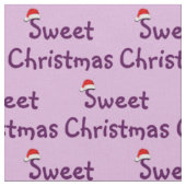 Sweet Christmas Pattern Stoff (Nahaufnahme)