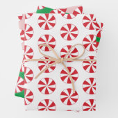 Sweet Christmas Peppermint Geschenkpapier Set (Beispiel)