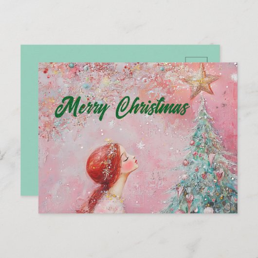 Sweet Christmas Postcard Postkarte (Vorne/Hinten)