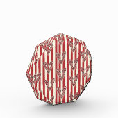 Sweet Christmas, Red White Stripes Fotoblock (Links)
