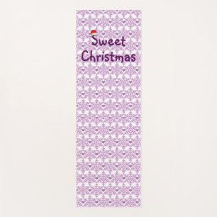Sweet Christmas Snowflake Herzmuster Yogamatte