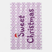Sweet Christmas Snowflake Muster Handtuch (Vertikal)