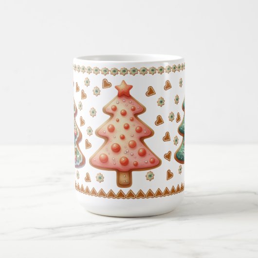 Sweet Christmas Trees Cookie Tasse (Mittel)