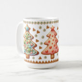 Sweet Christmas Trees Cookie Tasse (Vorderseite Links)