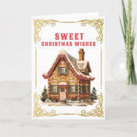 Sweet Christmas Wünsche | Lebkuchenhaus