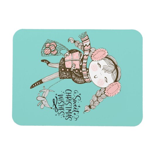 Sweet Christmas Wünsche Magnet (Horizontal)