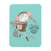 Sweet Christmas Wünsche Magnet (Vertikal)
