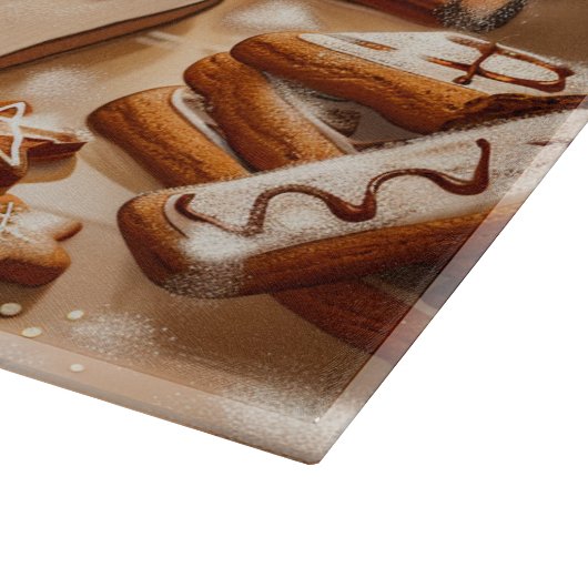 Sweet Christmas Wünsche Schneidebrett (Ecke)