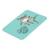 Sweet Christmas wünscht Ice Skaten Magnet (Linke Seite)