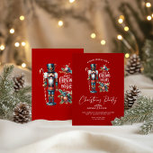 Sweet Christmas wünscht Nutcracker Party laden Einladung