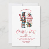 Sweet Christmas wünscht Nutcracker Party laden Einladung (Vorderseite)