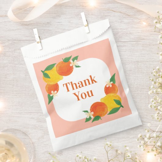 Sweet Citrus Danke, dass du Bags bevorzugst Geschenktütchen (Ausgeschnitten)