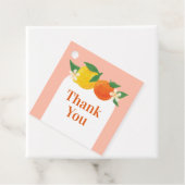 Sweet Citrus Favor Tags Geschenkanhänger (Beispiel)