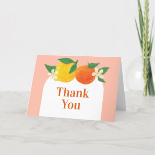 Sweet Citrus Klappt Danke Karte