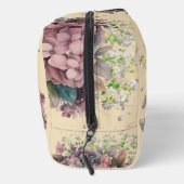 Sweet classic feminine dusty pink flowers waschbeutel (Rechts)