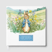Sweet Classic Peter Rabbit Baby Shower Guest Book Gästebuch (Vorderseite)