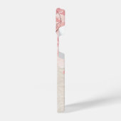 Sweet classy stylish Grunge botanical Bonjour iPhone Hülle (Linke Seite)