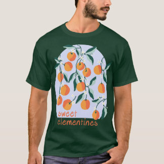 Sweet Clementines Blue Thirt T-Shirt