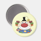 Sweet Clown Face Magnet (Vorderseite/Rückseite)