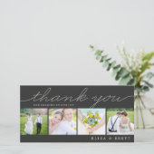 Sweet Collage Wedding Dankeschön Karten - Kohle