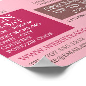 Sweet Collection, Süßwarenwerbung Poster (Ecke)