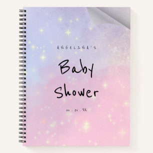 Sweet Color Baby Shower - Geschenkliste Notizblock