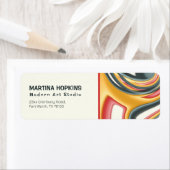 Sweet Color Candy Moderne Rücksendeadresse (Insitu)